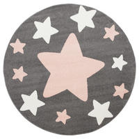 KINDERTEPPICH CAPRI 330 GRAU 200D - Grau, Kunststoff (200/200cm) - Paco Home