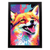 POSTER Fuchs Im Vollfarb Portrait Stil. A3 Rahmenlos - Klar, Papier (29.7/5/42cm) - Nacnic