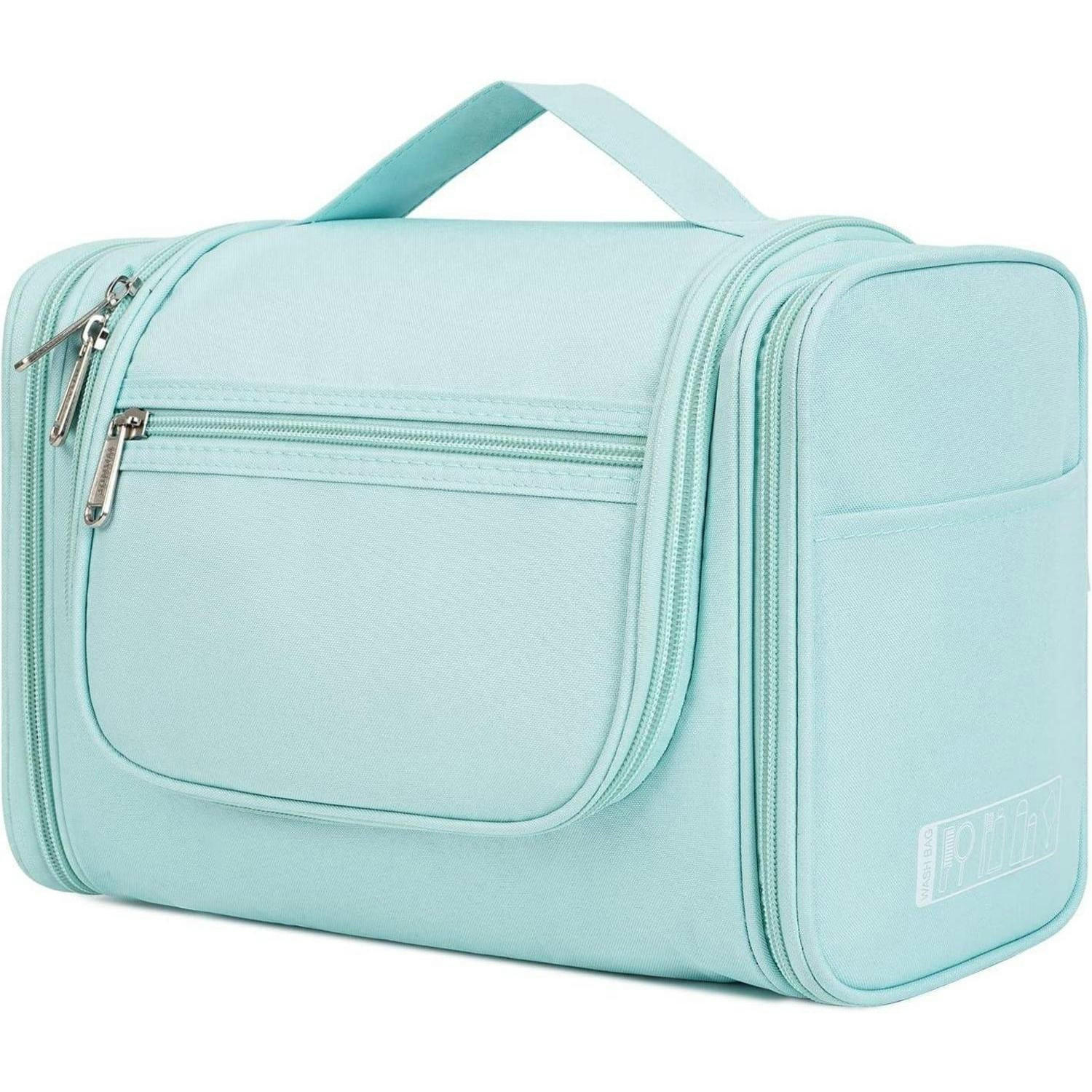 KULTURTASCHE zum Aufhängen Minzgrün 27 x 15,5 x 59 cm - Hellgrün, Textil (5/2/5cm)