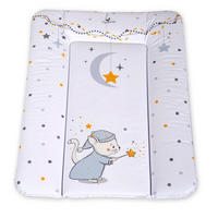 WICKELAUFLAGE Soft 50 x 70 cm weiß waschbar, gepolstert, erhöhter Rand, Rutschschutz, bis 11 kg - Weiß, Kunststoff (50/70cm) - Cangaroo
