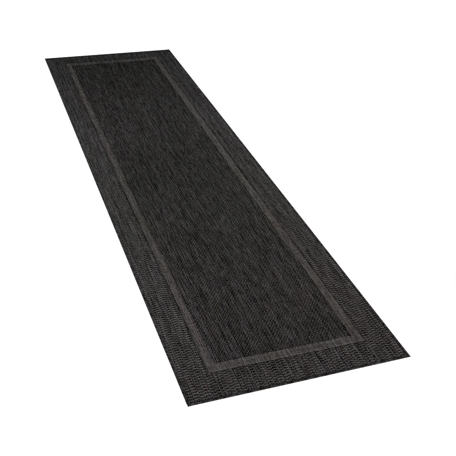 OUTDOORTEPPICH 80/250 cm Roma 272 - Anthrazit, Kunststoff (80/250cm) - Paco Home