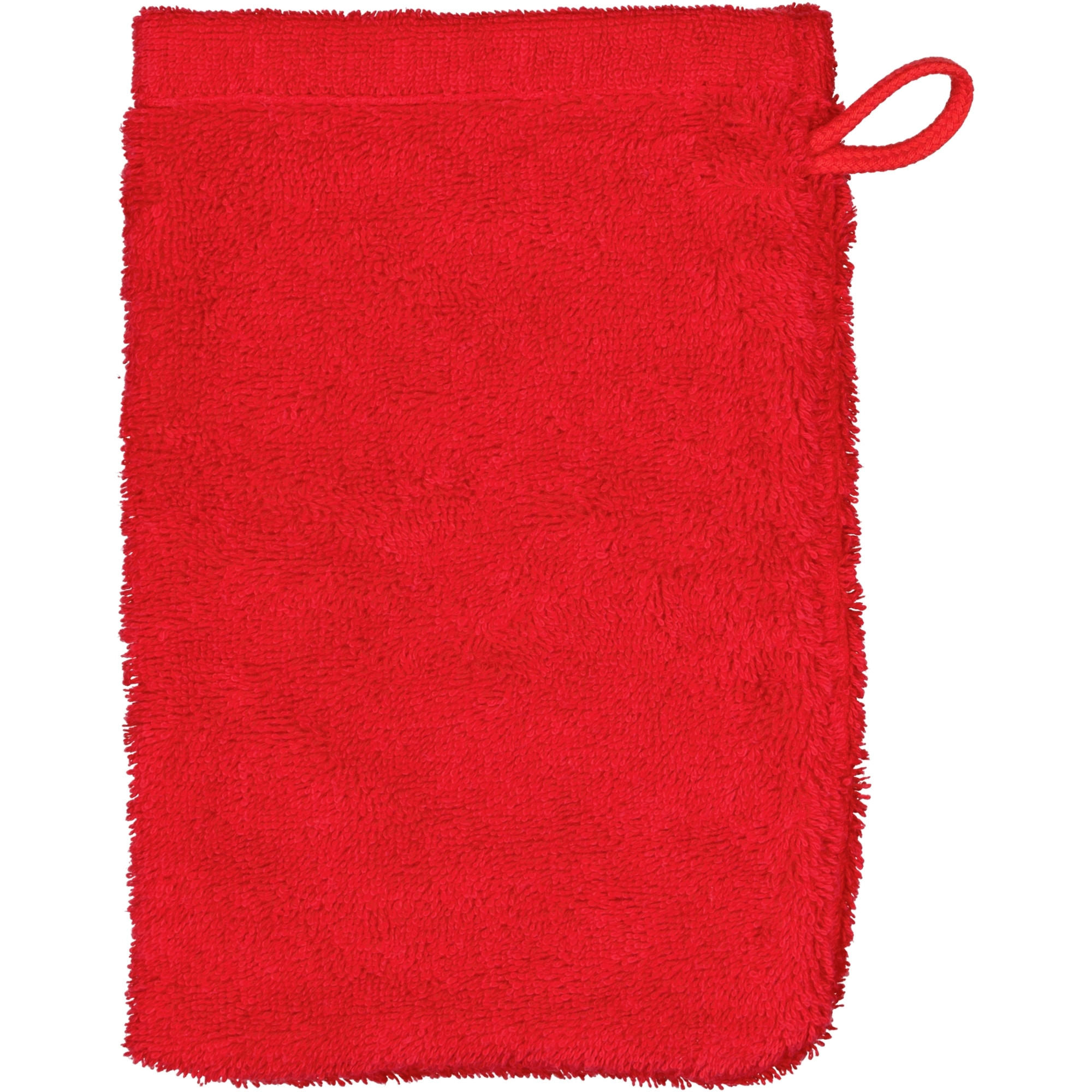Cawoe Waschlappen Rot 16x22 cm