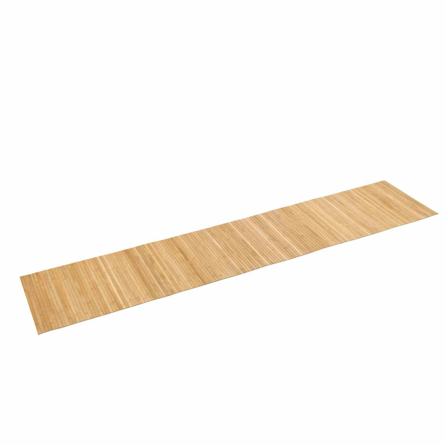 WohnDirect Badematte Natur 50x240 cm
