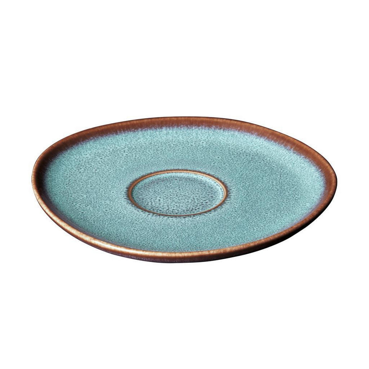 KAFFEEUNTERTASSE Lave Glacé ø 15,2 cm - Türkis, Keramik (15.2cm) - like.Villeroy & Boch