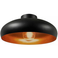 DECKENLEUCHTE Androa Lampe - Schwarz, Metall (40/40/20cm) - Bamyum