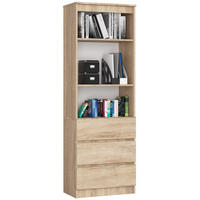 STANDREGAL Eiche Sonoma 180/60/35 - Sonoma Eiche, Holzwerkstoff (60/180/35cm) - RAUMHIRSCH FURNITURE