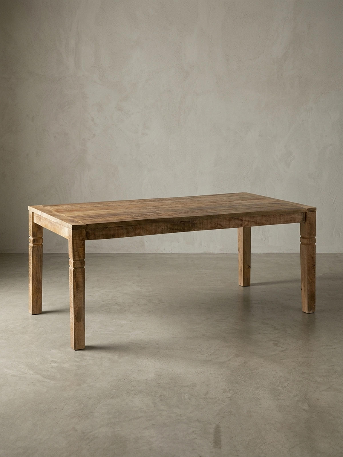 ESSTISCH – Mango Massivholz 120 cm Landhausstil Schnitzereien - Braun, Holz (70/120/76cm) - KADIMA DESIGN