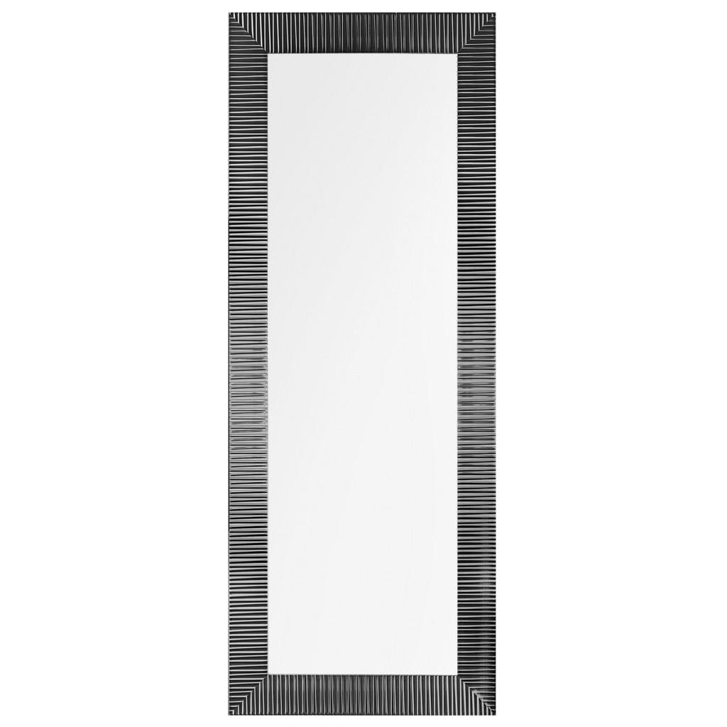 OGLINDĂ DE PERETE neagră dreptunghiulară 50/130 cm Draveil