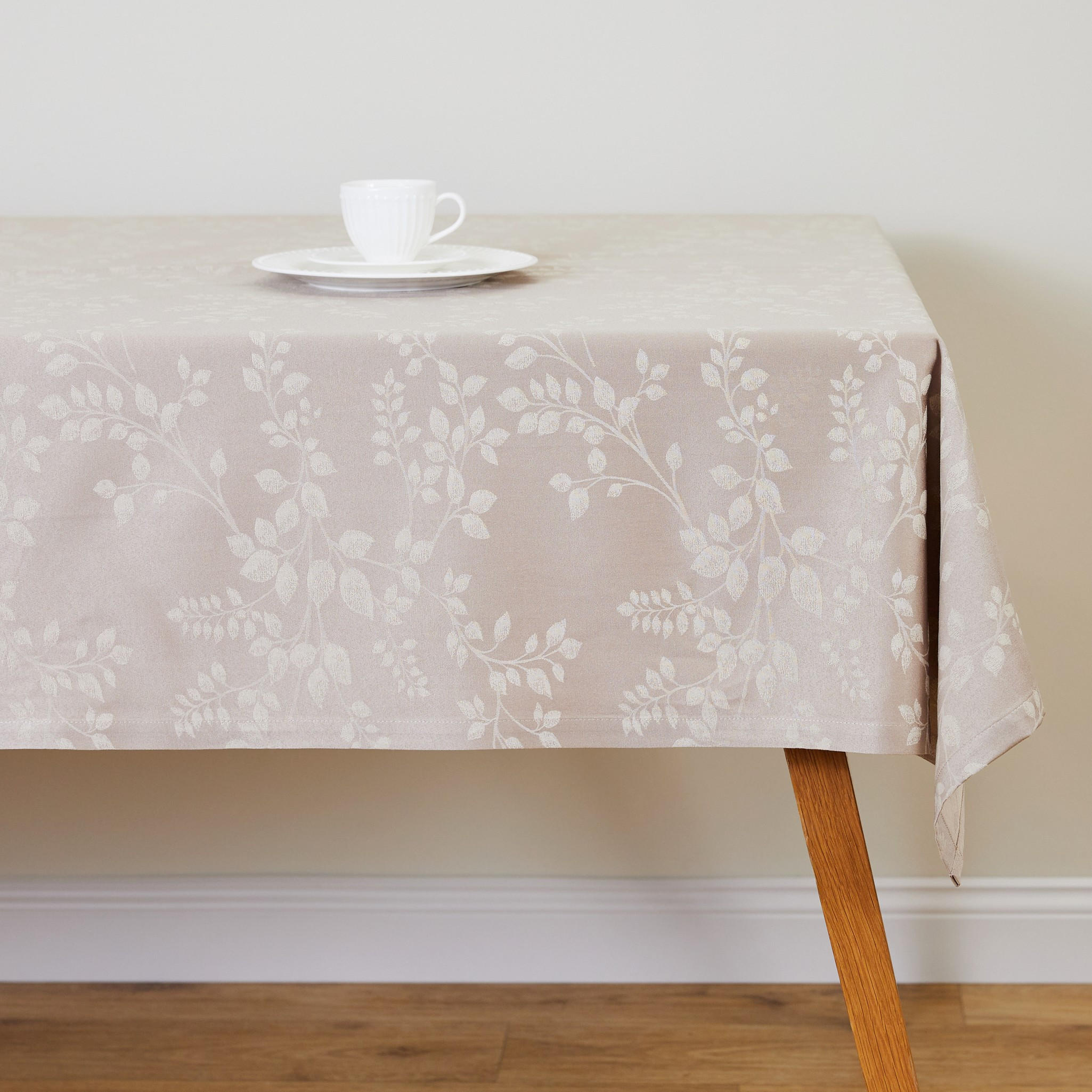 TISCHDECKE Cador - Beige, Textil (180/130/1cm) - home&you