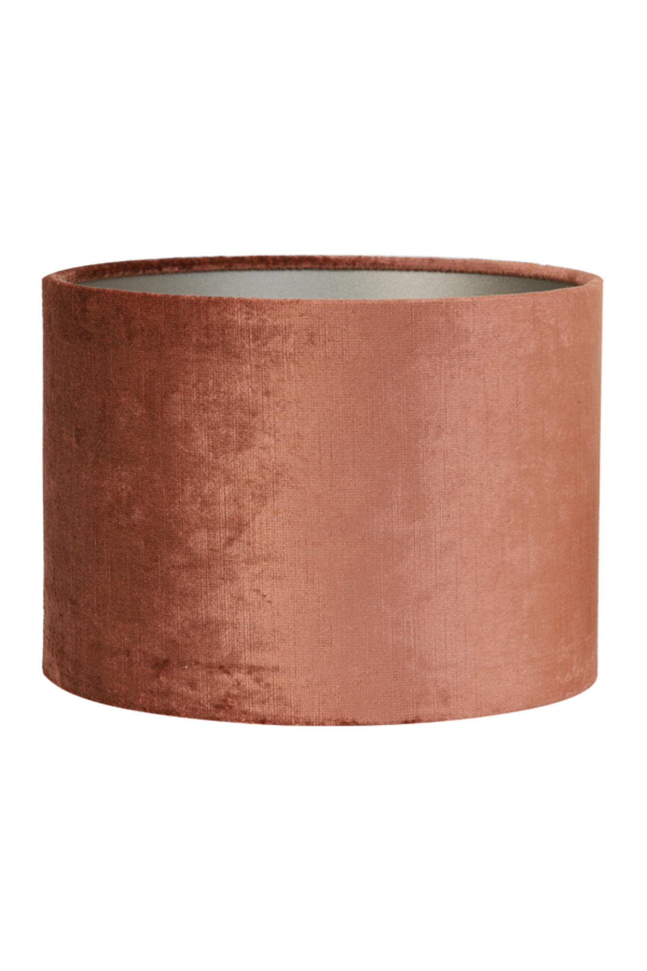 LAMPENSCHIRM Edelstein Orange Ø25/18 cm - Orange, Textil (25/25/18cm) - Light & Living