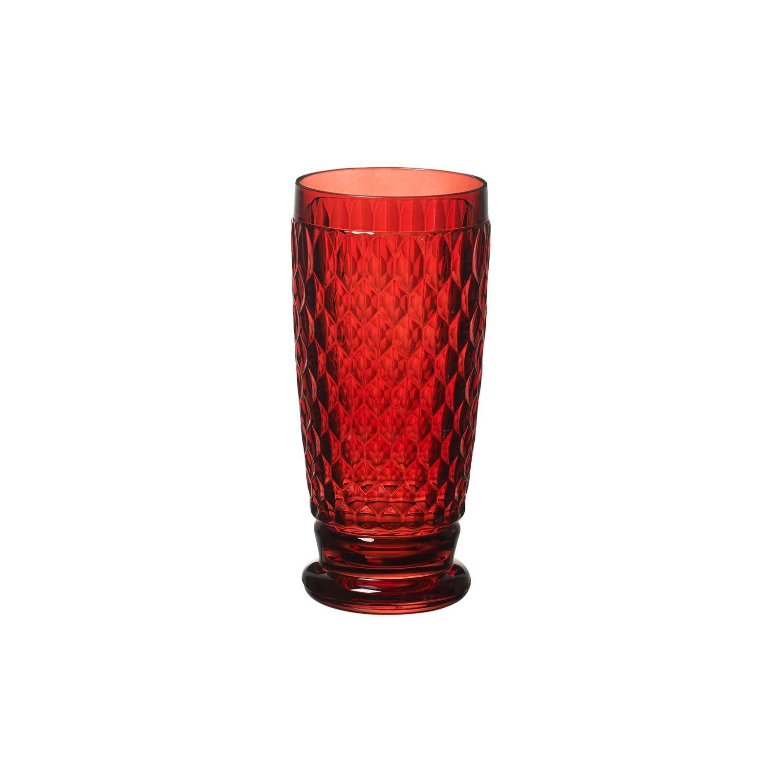 LONGDRINKGLÄSER Boston Coloured Rot 400 ml 4er Set - Rot, Glas (0.4L) - Villeroy & Boch