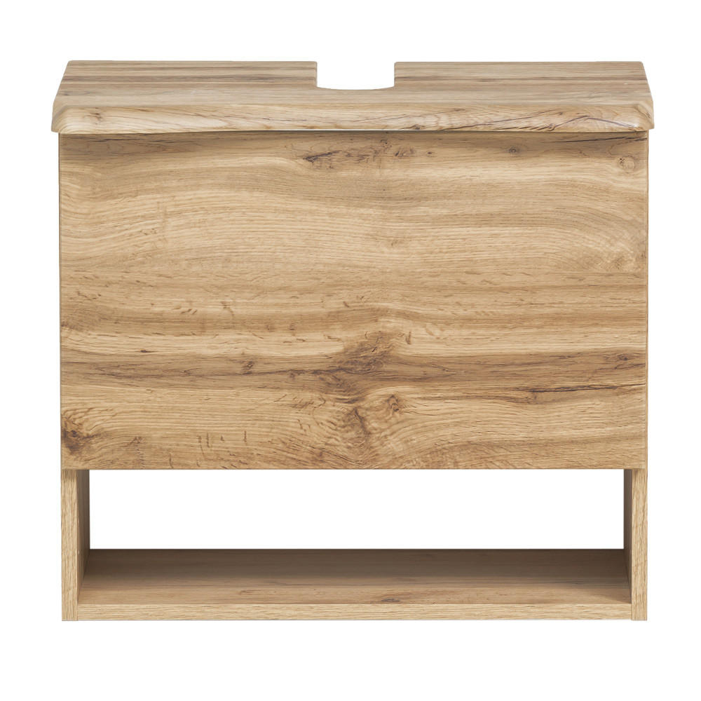 WASCHBECKENSCHRANK Kahla-03 - Braun, Holzwerkstoff (61/54/40cm) - Lomado
