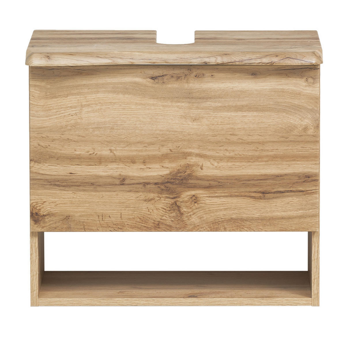 WASCHBECKENSCHRANK Kahla-03 - Braun, Holzwerkstoff (61/54/40cm) - Lomado