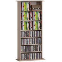 CD-REGAL DE-14509 8 Fächer, verstellbare Böden Natur - Naturfarben, Holzwerkstoff (24/126.3/58cm) - ComfortXL
