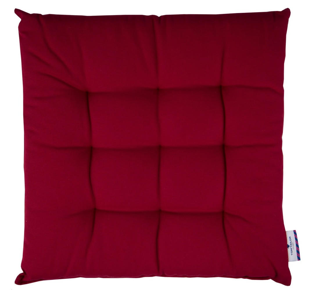 ZIERKISSENHÜLLE Dove dunkelrot 40x40cm - Dunkelrot, Textil (40/40cm) - Tom Tailor