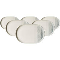 SERVIERPLATTEN Trio Grau 30 x 20 cm 6er Set - Grau, Keramik (20/2/30cm) - Ritzenhoff Breker