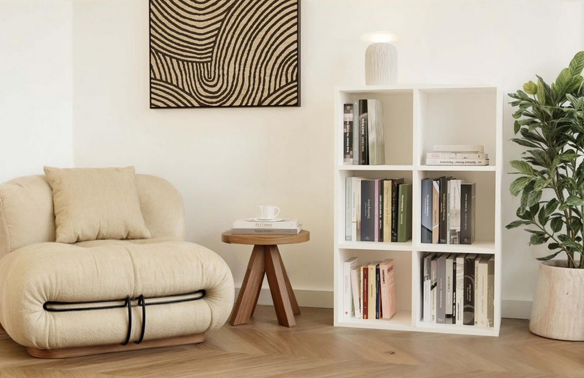 BOKHYLLOR Vit 90/65/30 - Vit, Träbaserade material (90/65/30cm) - RAUMHIRSCH FURNITURE