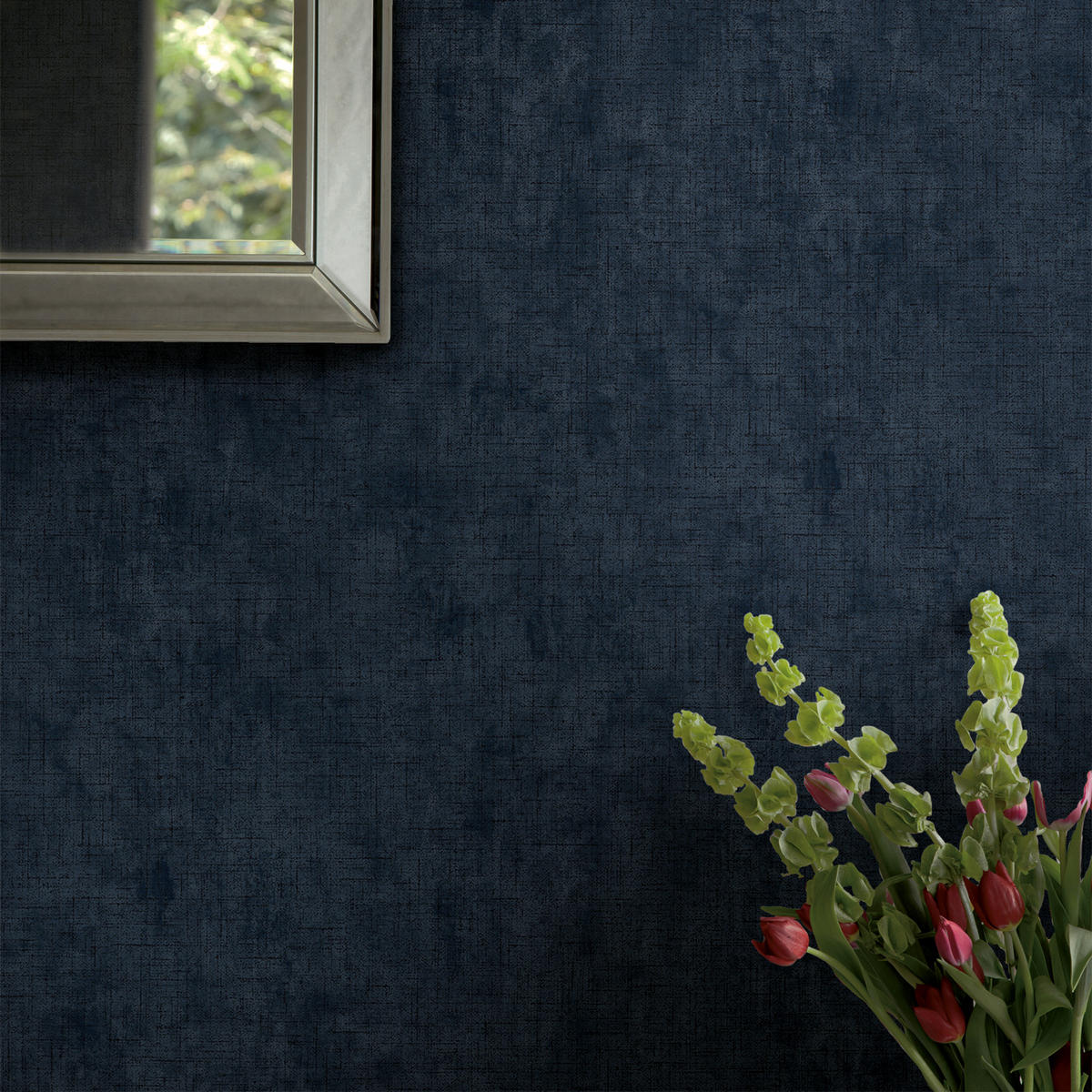 VLIESTAPETE Plain Midnight Seaspray - Blau, Papier/Kunststoff (52/1000cm) - Graham & Brown
