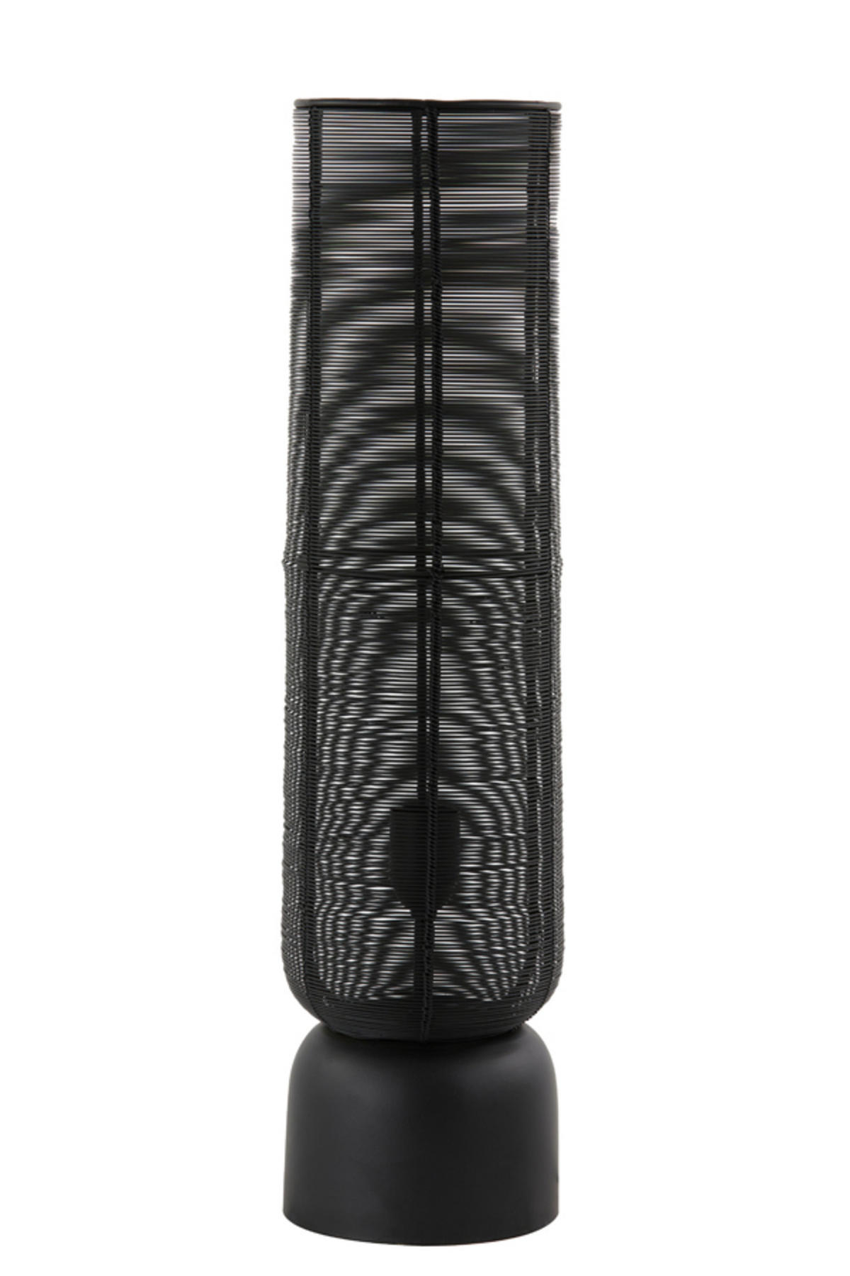 TISCHLAMPE Lezuza Schwarz Ø15,5/60,5 cm - Schwarz, Metall (15.5/15.5/60.5cm) - Light & Living