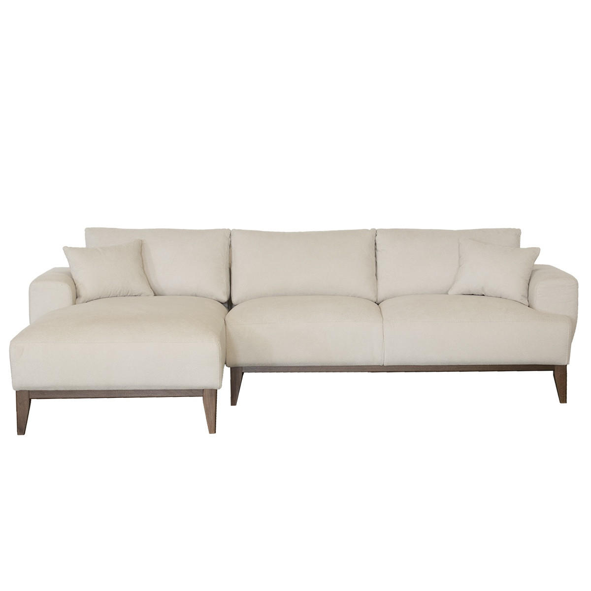 Giga Meubel Chaiselongue Beige 270x66x165 cm