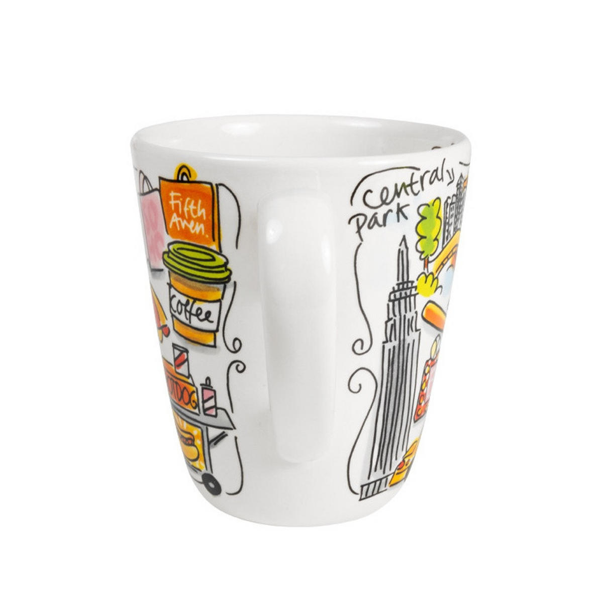 BECHER Blond City Icon New York in Bunt - 350 ml - Multicolor, Keramik (0.35L) - Blond Amsterdam