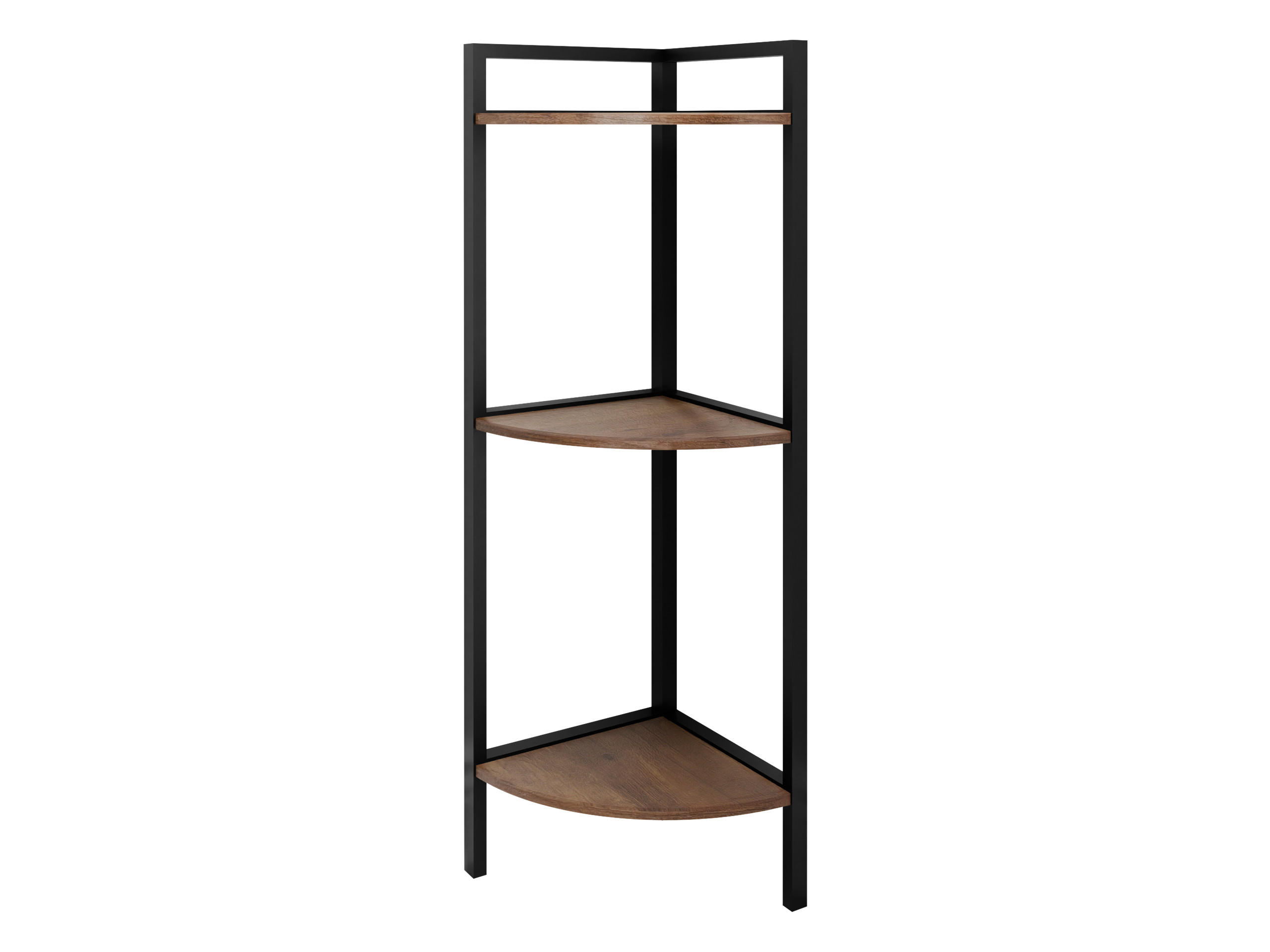 ECKREGAL Batulo - Schwarz, Holzwerkstoff/Metall (24/76/24cm) - MIRJAN24