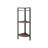 ECKREGAL Batulo - Schwarz, Holzwerkstoff/Metall (24/76/24cm) - MIRJAN24