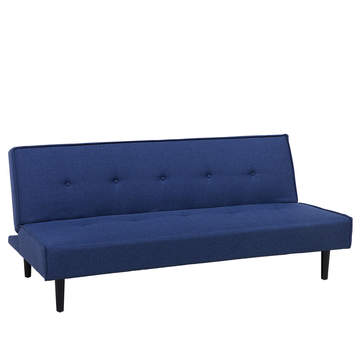 3-SITZER-SCHLAFSOFA Polyester Blau Visby - Hellblau, Textil (180/80/92cm) - Beliani