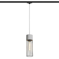 DECKENLEUCHTE BURTON Beton 11 W - Schwarz, Metall (30/30/20cm) - Rendl