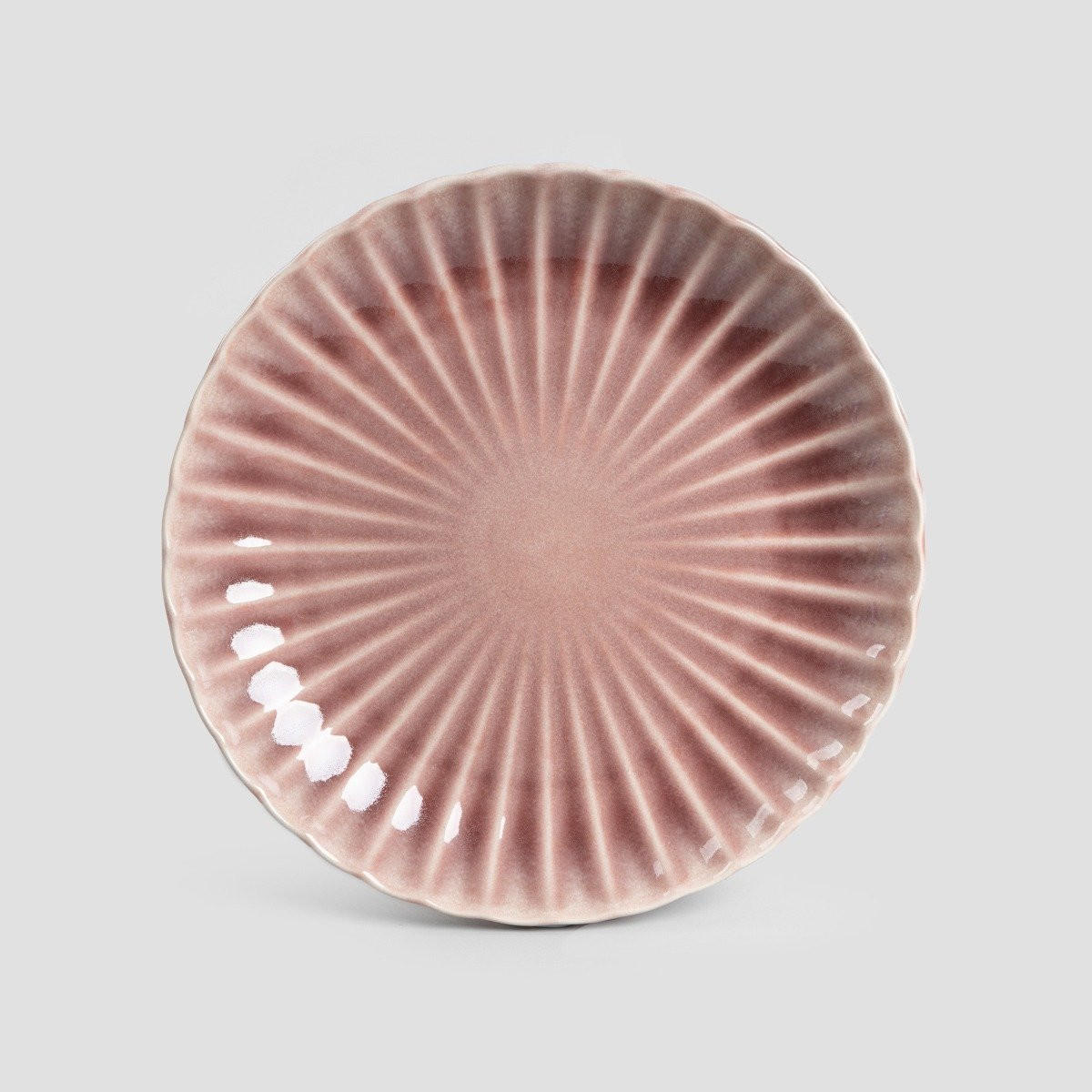 ESSTELLER Melida rosa 27 cm 6er-Set - Rosa, Keramik (27/27/4cm) - Homla