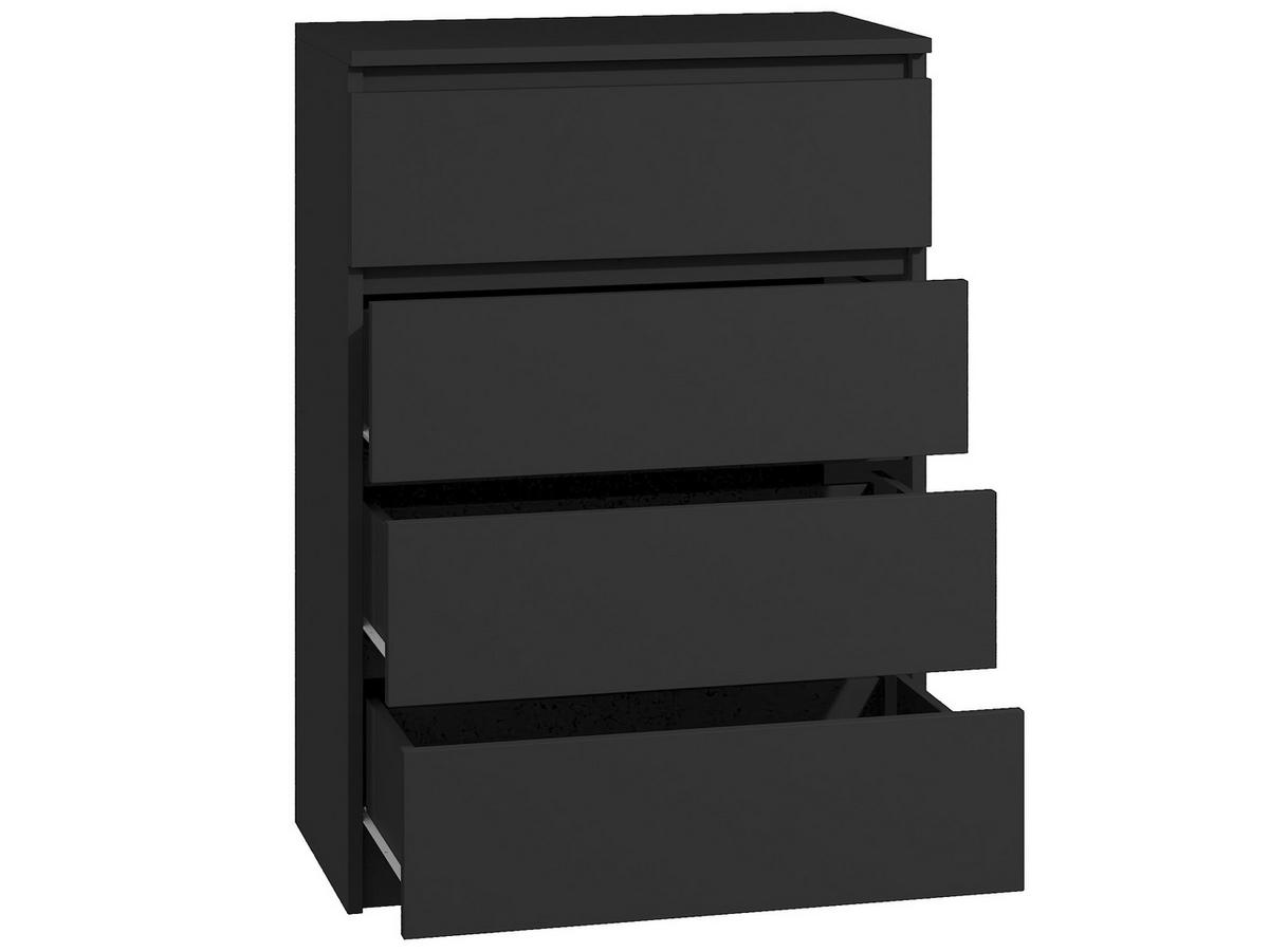 KOMMODE bella4 schwarz - Schwarz, Holzwerkstoff (60/98/35cm) - roe furniture
