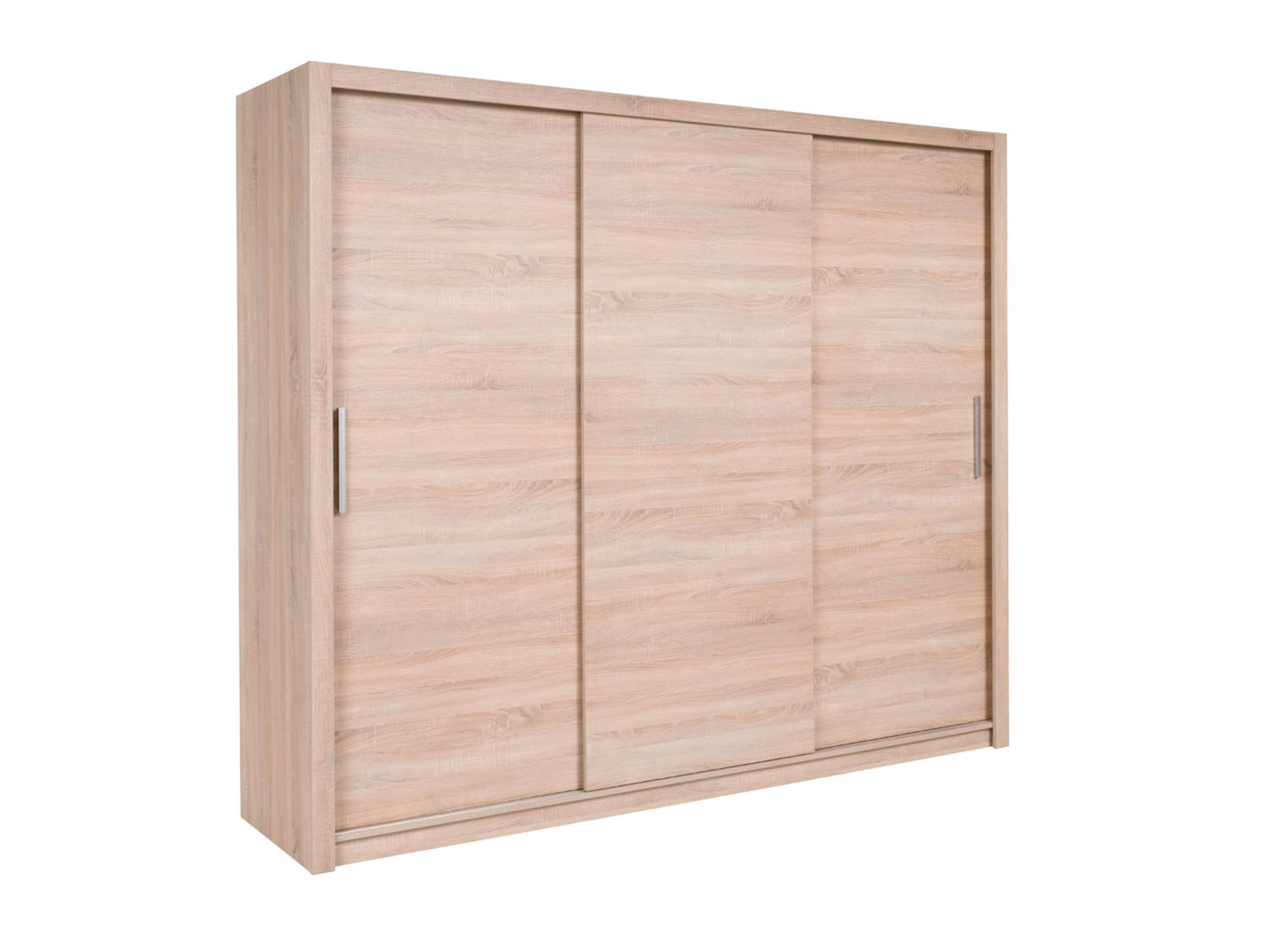 SCHIEBETÜRENSCHRANK - Kleiderschrank K002 250 - Sonoma Eiche - Sonoma Eiche, Holzwerkstoff (250/206/60cm) - Möblo