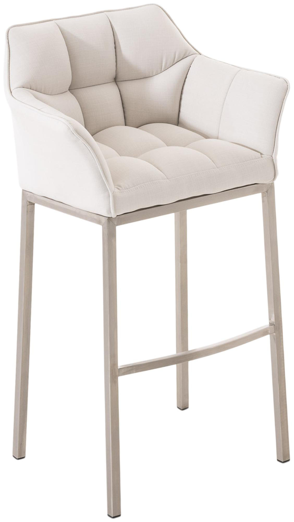 Deluke Barhocker Weiß 64x110x48 cm