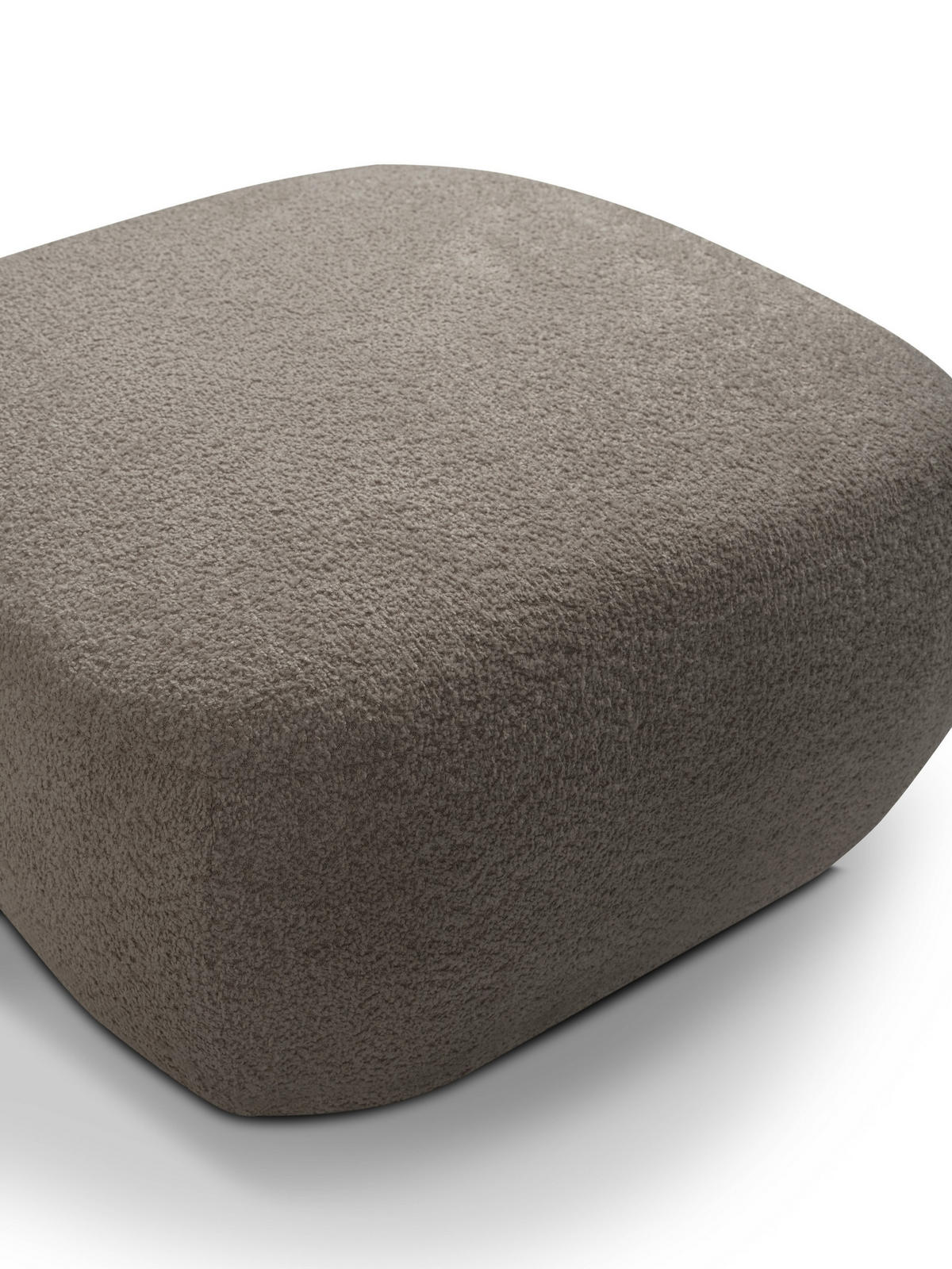 POLSTERHOCKER AMICO Modern Sitzhocker, Fußhocker Beige - Beige, Holzwerkstoff/Kunststoff (75/39/75cm) - MASSENO