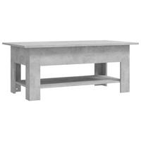 COUCHTISCH Betongrau 102x55x42 cm Holzwerkstoff - Grau, Holzwerkstoff (102/55/42cm) - furnicato