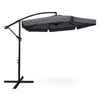 SONNENSCHRIM Grau 245/300 cm - Schwarz/Grau, Metall (300/300cm) - Akord