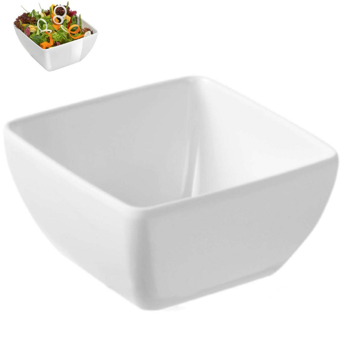 SCHÜSSEL 3444166 - Weiß, Keramik (10cm) - Hendi
