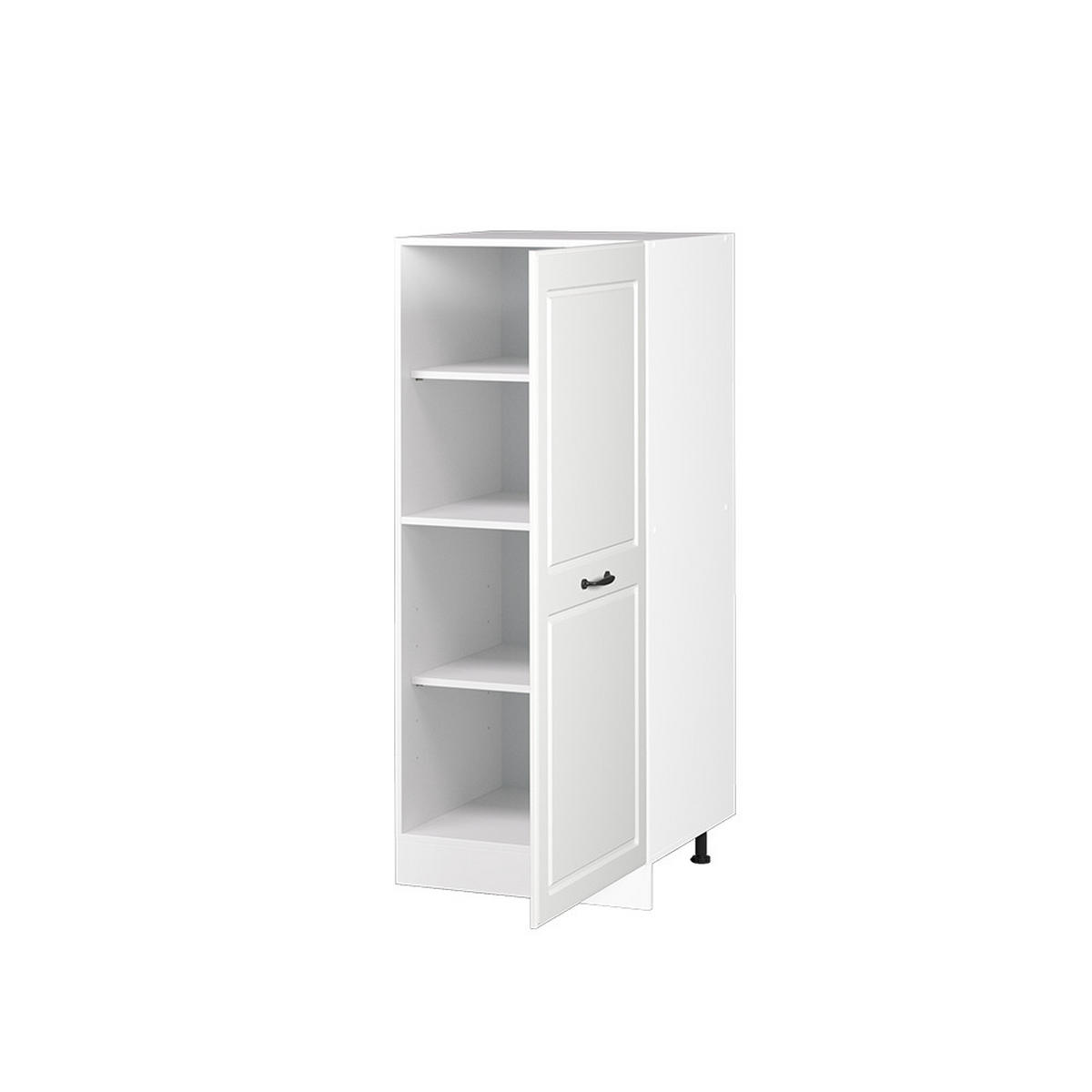 HOCHSCHRANK R-Line Weiß Landhaus 60 cm - Weiß, Holzwerkstoff (60/143/57cm) - Vicco