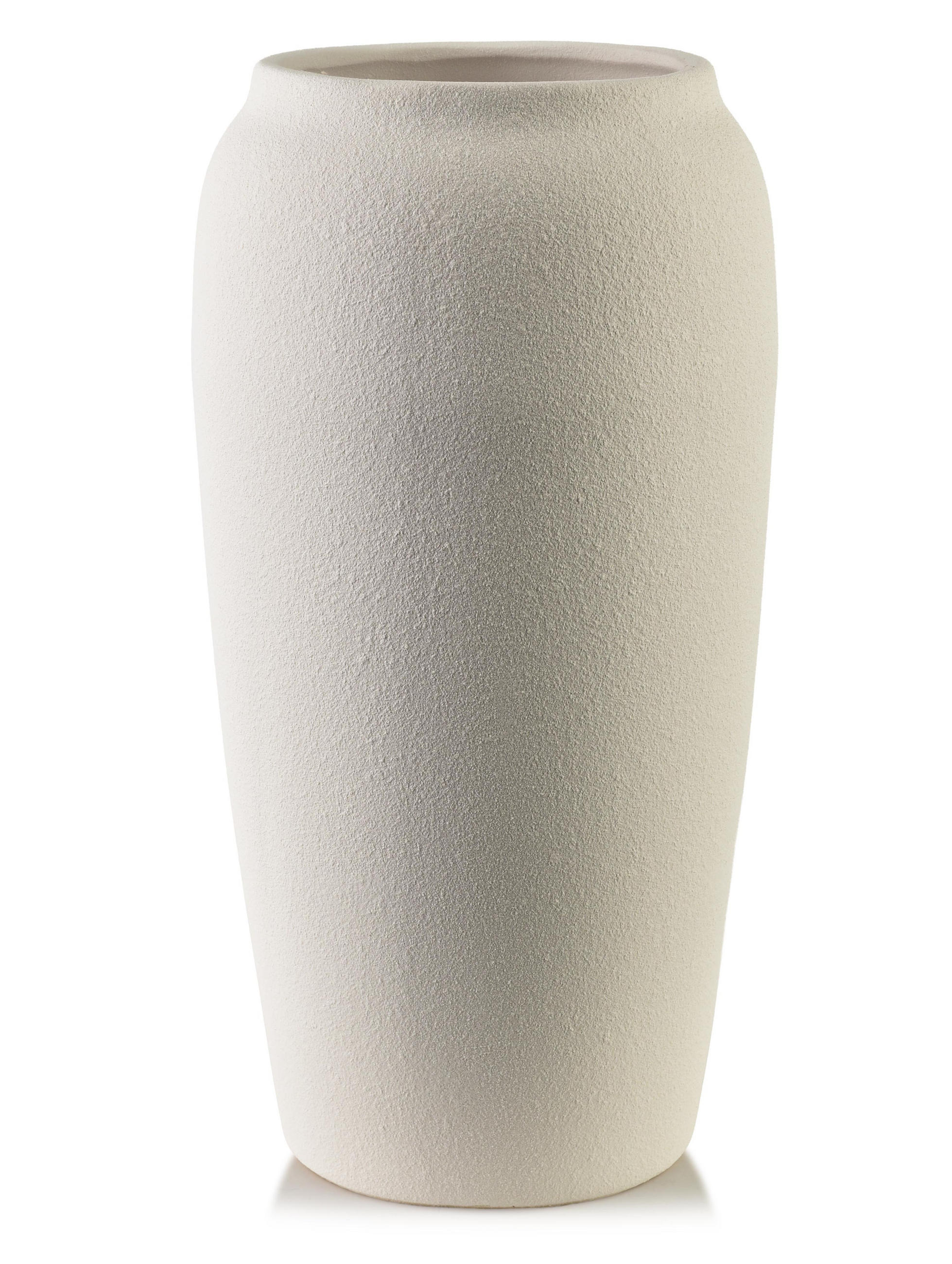 VASE Manon Beige 14/11/29cm Poliresin - Beige, Kunststoff (33cm) - Mondex