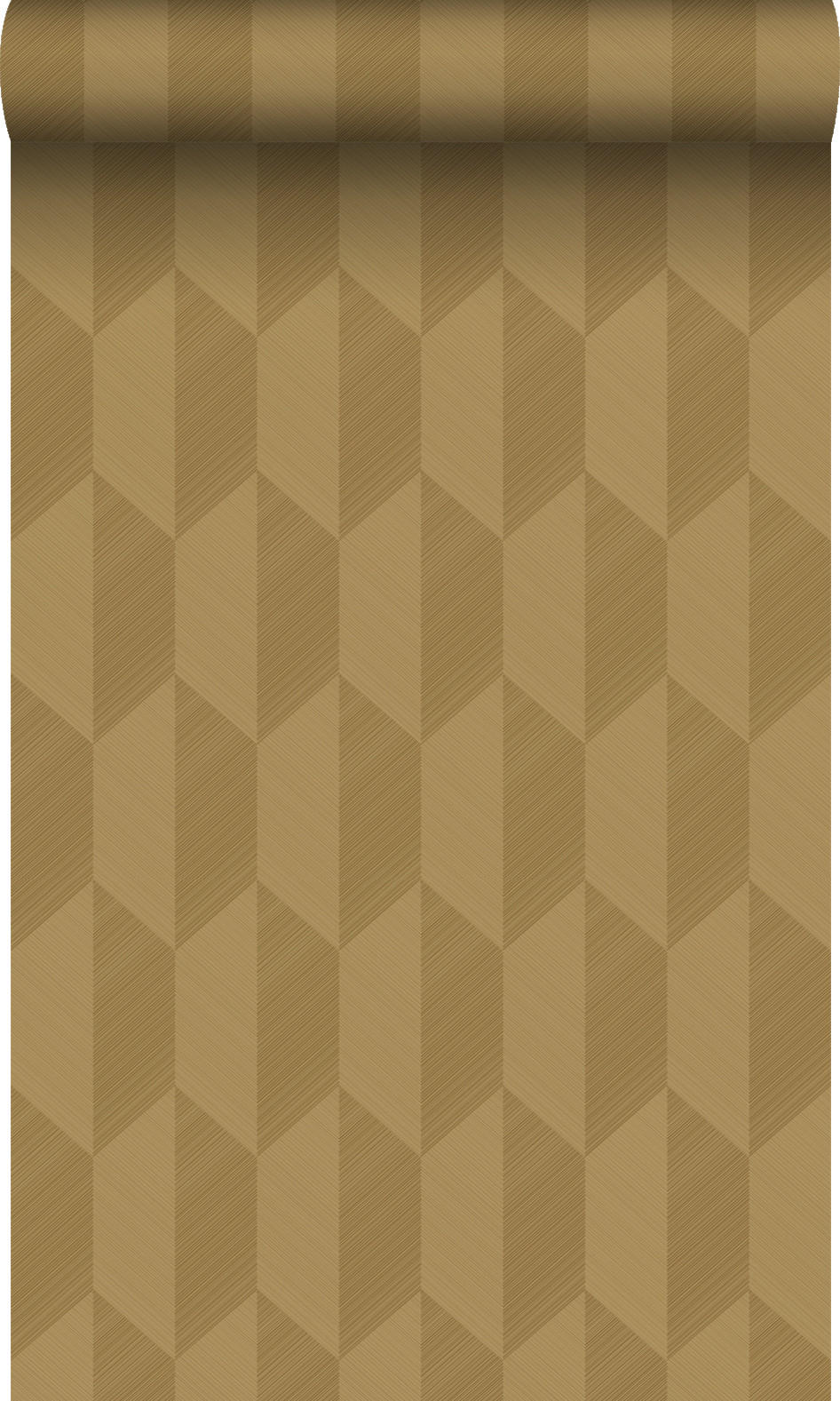 TAPETE 3D Muster 50 x 900 cm - Gelb, Papier (50/900cm) - Origin Wallcoverings
