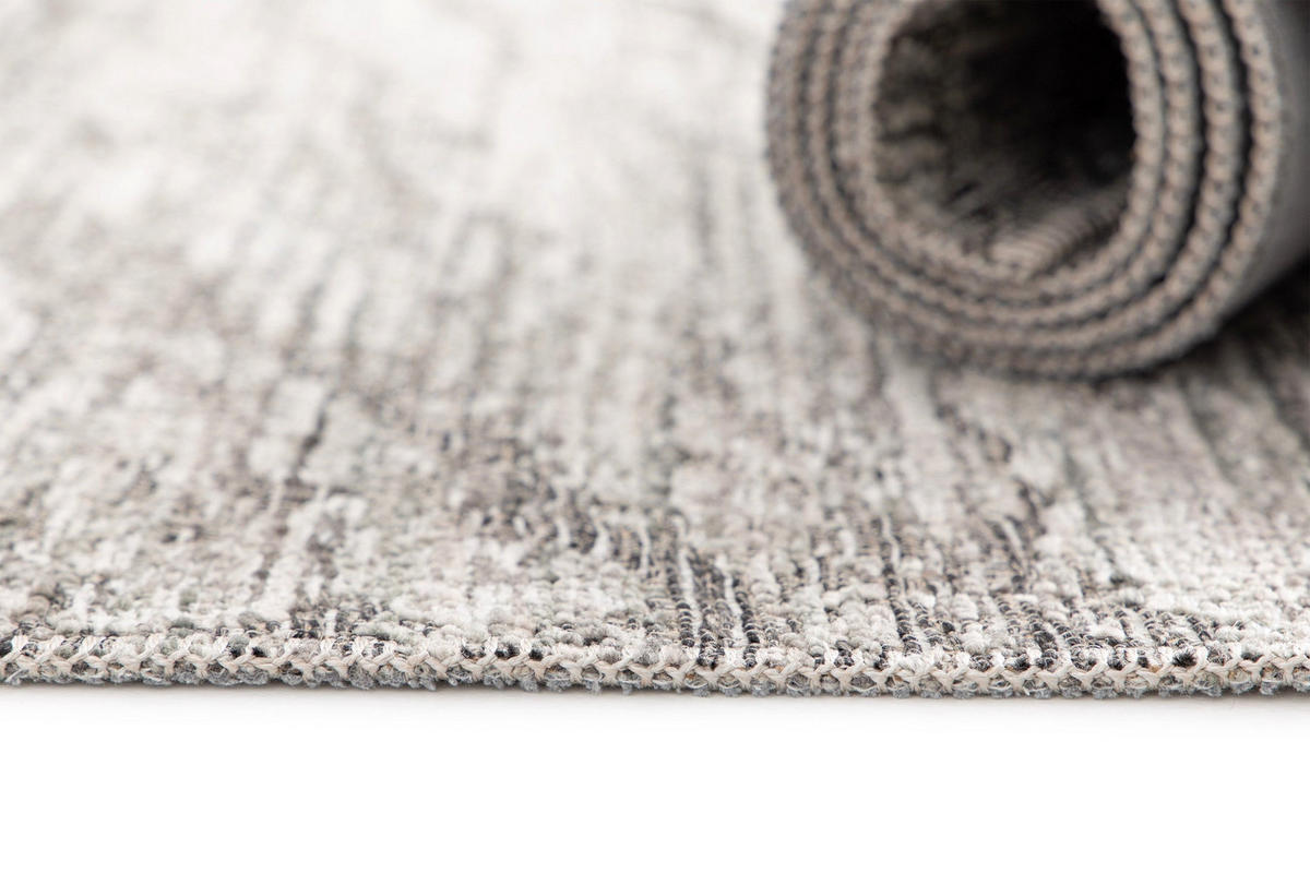 TEPPICH, Strukturierter in Naturtönen grau - Grau, Textil (160/230cm) - AFK Living