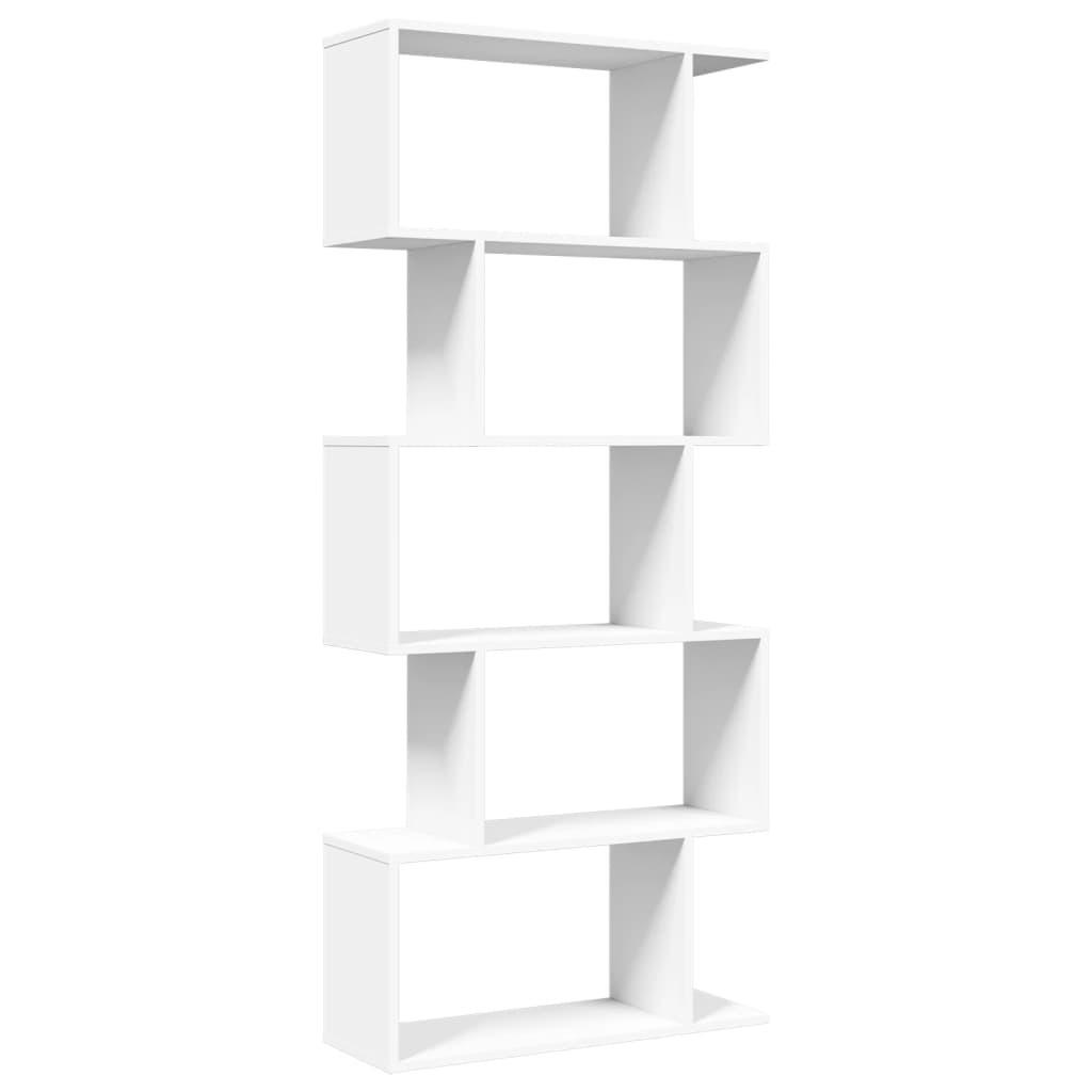 vidaXL Bücherregal Weiß 70x161x24 cm