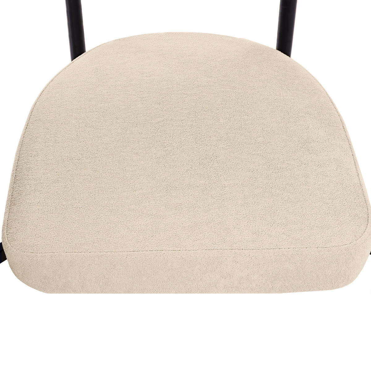 WOHNZIMMER STÜHLE 4st mit Ringsitz und Samtbezug Creme - Beige, Textil (70/84/62cm) - EVRYAE