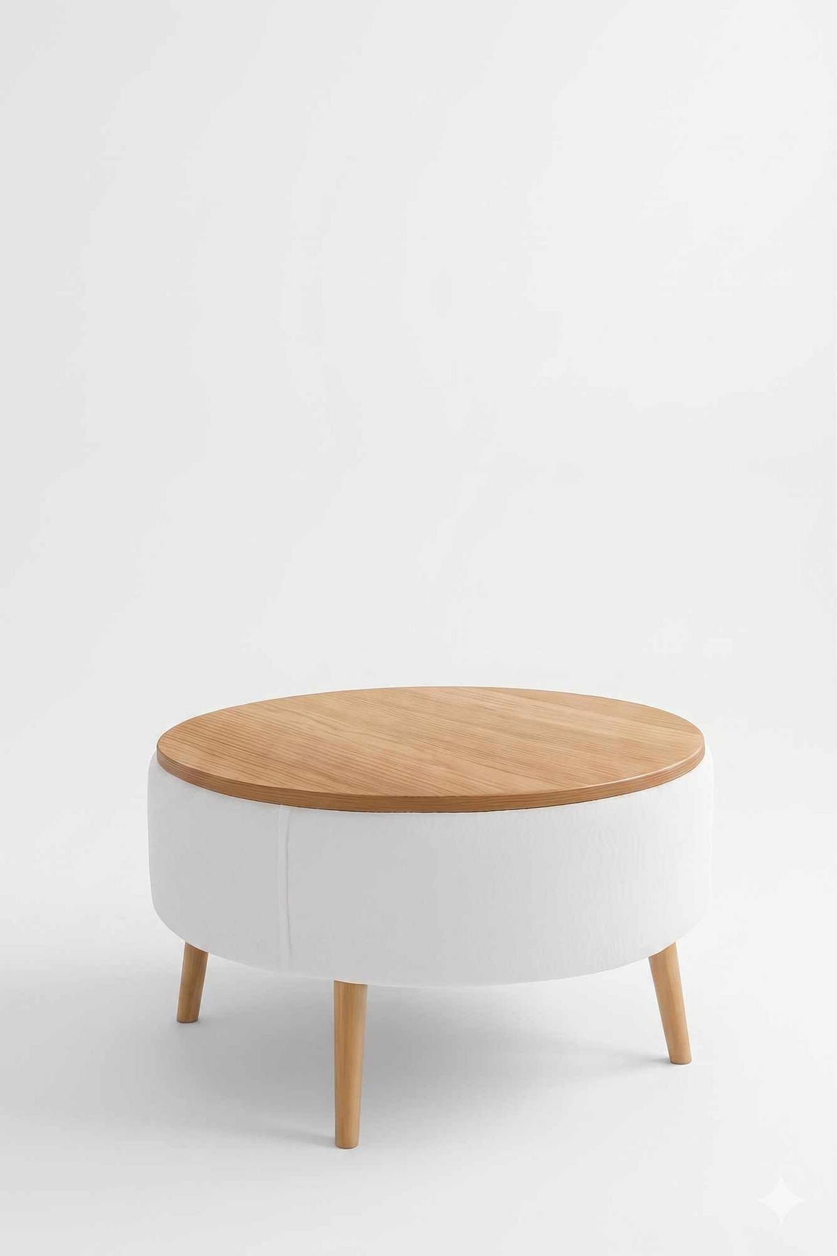 COUCHTISCH Iris Travertin - Beige, Holz (50/80/40cm) - Habitat Garten