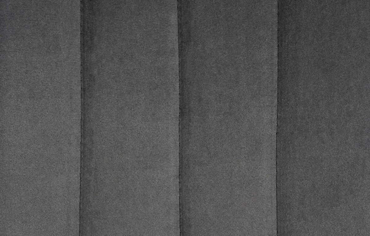 BARHOCKER Tolor Samt chrom dunkelgrau - Chromfarben/Grau, Textil/Metall (49.5/112/50cm) - TPFLiving