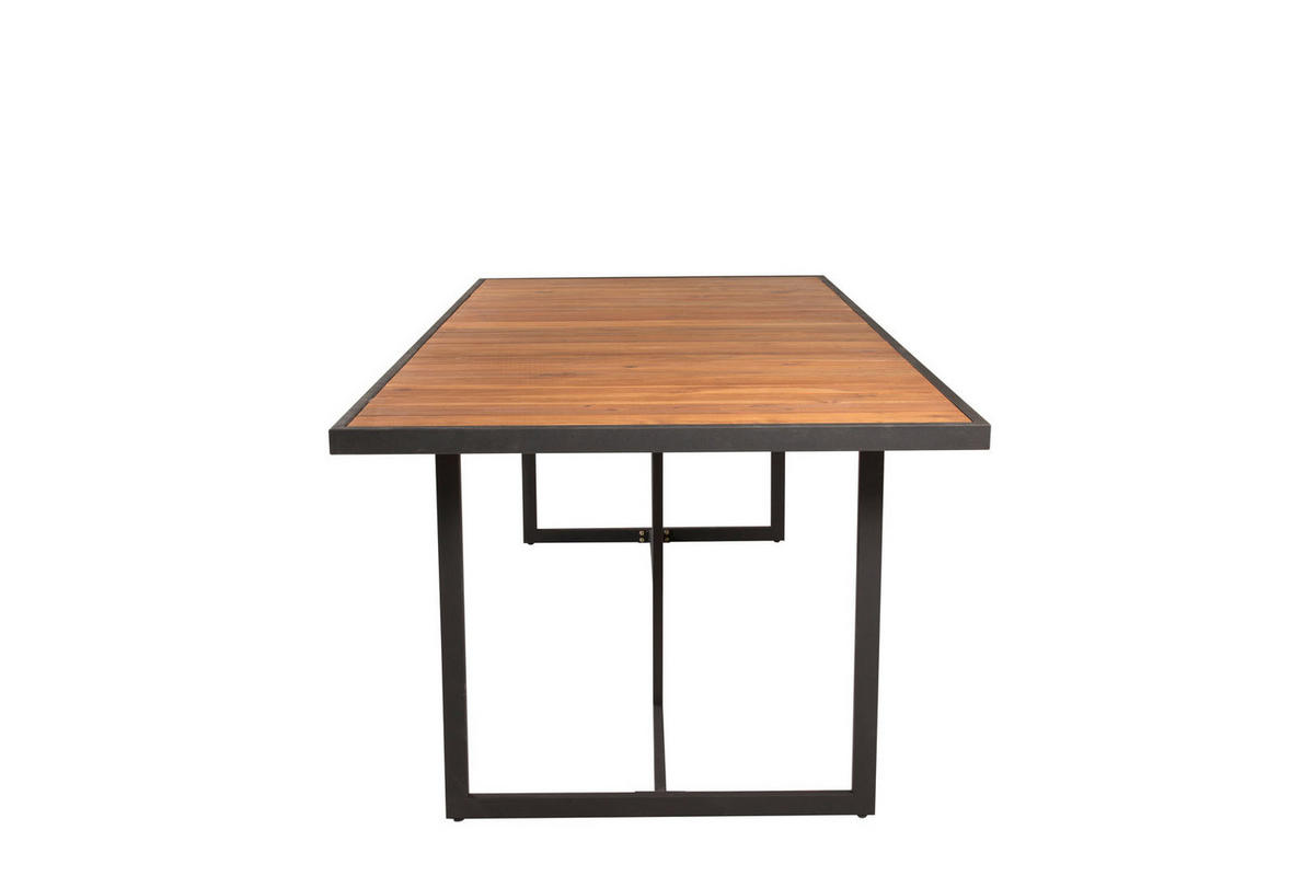GARTENTISCH Teak Dekor - Teakfarben, Holzwerkstoff (200/100/75cm) - ebuy24