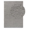 WOLLTEPPICH Beads Grau 80x150 cm - Grau, Textil (80/150cm) - benuta Pure