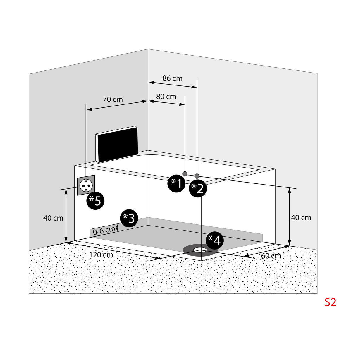 ACQUAVAPORE Whirlpool Vollausstattung Pool Badewanne Wanne mit TV T18L-TH 188x120cm - Weiß, Glas/Kunststoff (120/86/188cm) - AcquaVapore by Sandra Jentho