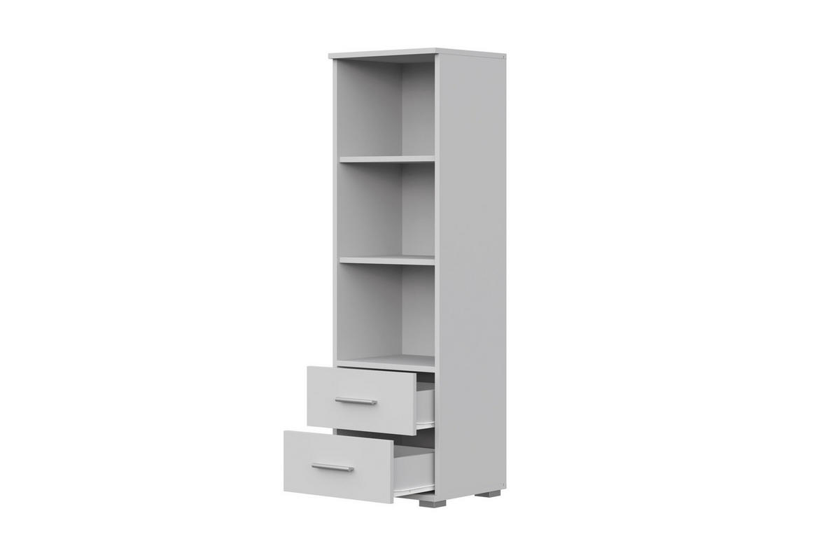BÜCHERREGAL Weiß 40/130/34 - Weiß, Holzwerkstoff (40/130/34cm) - RAUMHIRSCH FURNITURE