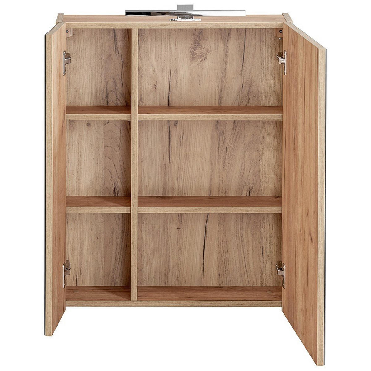 BADMÖBEL-SET 2-TLG. Toskana-56 - Anthrazit, Holzwerkstoff (120/200/46cm) - Lomado